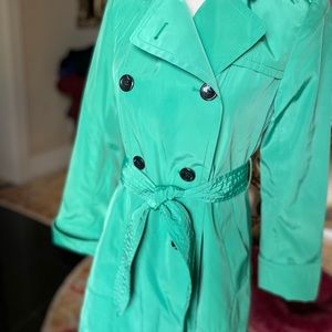 Green trench coat unbranded-